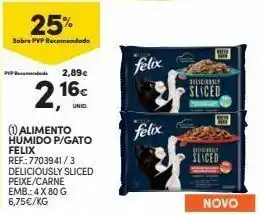Continente Bom dia Ração para gatos felix promoção