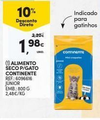 Continente Bom dia Ração para gatos continente promoção