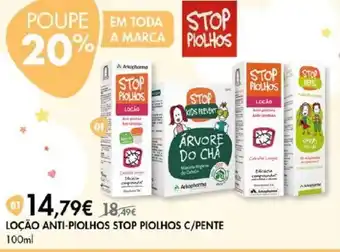 Pingo Doce LOÇÃO ANTI-PIOLHOS STOP PIOLHOS C/PENTE 100ml promoção