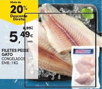 Continente FILETES PEIXE GATO CONGELADOS EMB.: 1 KG promoção