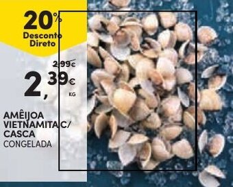 Continente AMEIJOA VIETNAMITA C/ CASCA CONGELADA promoção