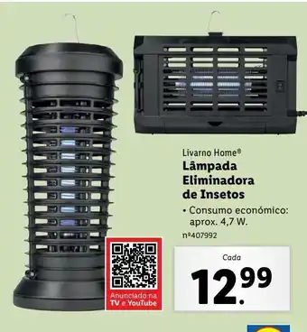Lidl Lâmpada antimosquito promoção