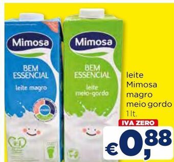 Bolama Leite mimosa promoção