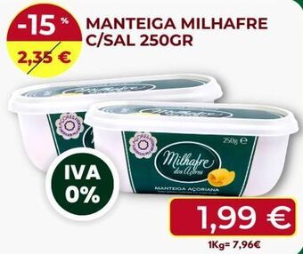 Ponto Fresco Manteiga milhafre promoção