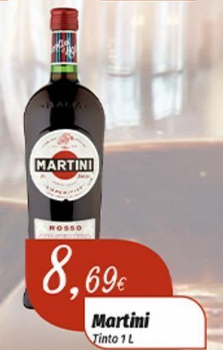 Miranda Supermercados Bebidas alcoólicas martini promoção