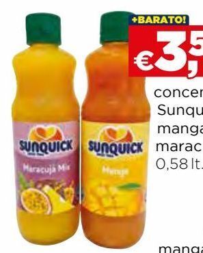 Suco concentrado sunquick