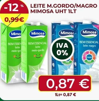 Leite mimosa