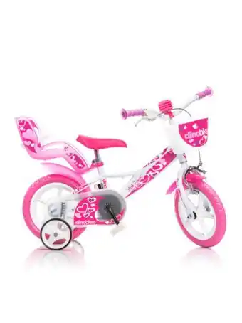 Baby bike 12 little heart 3-5 anos - dino bicicletas - dinobikes