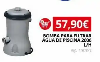 BOMBA PARA FILTRAR ÁGUA DE PISCINA 2006 L/H