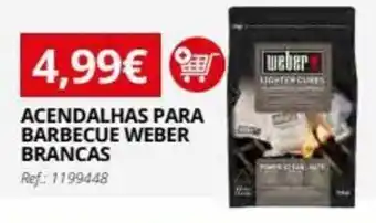 ACENDALHAS PARA BARBECUE WEBER BRANCAS Ref: 1199448