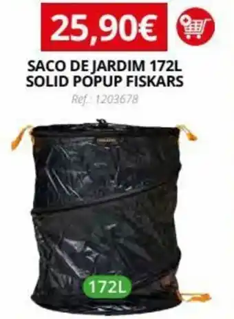 SACO DE JARDIM 172L SOLID POPUP FISKARS Ref: 1203678