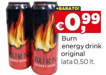 Bolama Bebida energética burn promoção