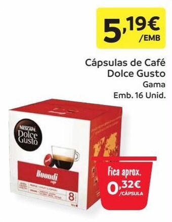 Amanhecer Cápsulas de café dolce gusto promoção
