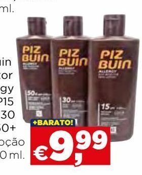 Protetor solar piz buin