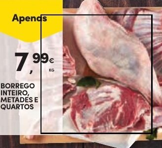 Continente BORREGO INTEIRO, METADES E QUARTOS promoção