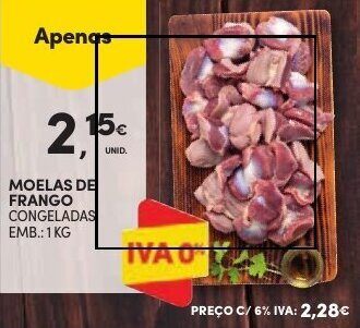 MOELAS DE FRANGO CONGELADAS EMB.: 1KG