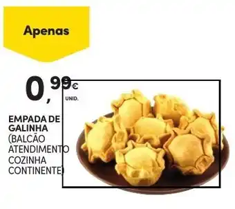 EMPADA DE GALINHA (BALCÃO ATENDIMENTO COZINHA CONTINENTE
