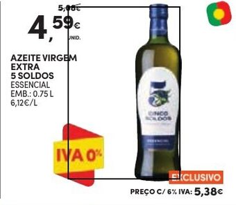 AZEITE VIRGEM EXTRA 5 SOLDOS