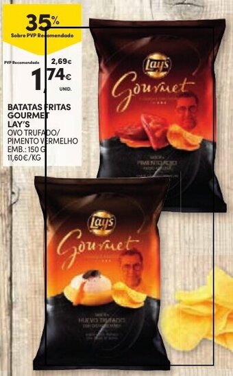 Continente BATATAS FRITAS GOURMET LAY'S promoção