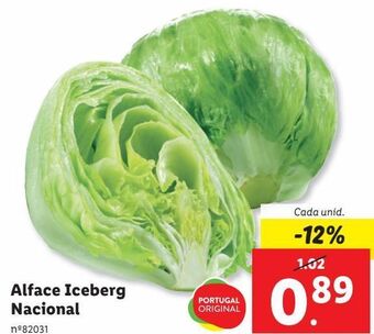 Lidl Alface promoção