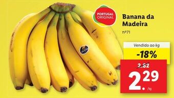Lidl Banana promoção