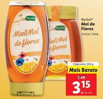 Lidl Mel de flores promoção