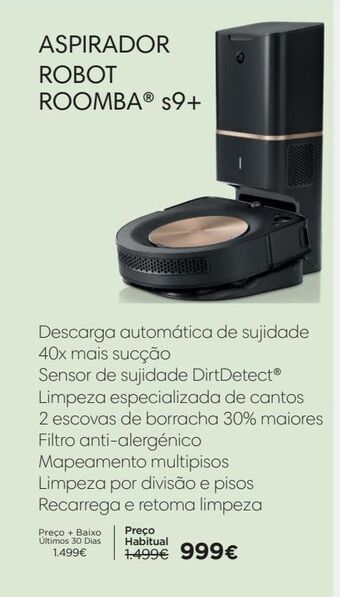 El Corte Inglés Aspirador robot roomba promoção