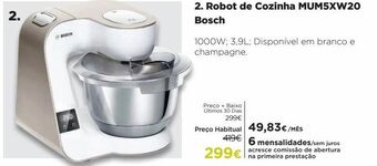 El Corte Inglés Robot de cozinha bosch promoção