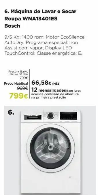 Lavadora e secadora bosch