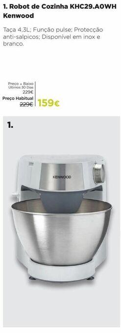 Robot de cozinha kenwood
