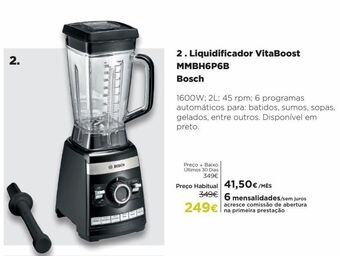 El Corte Inglés Liquidificador bosch promoção