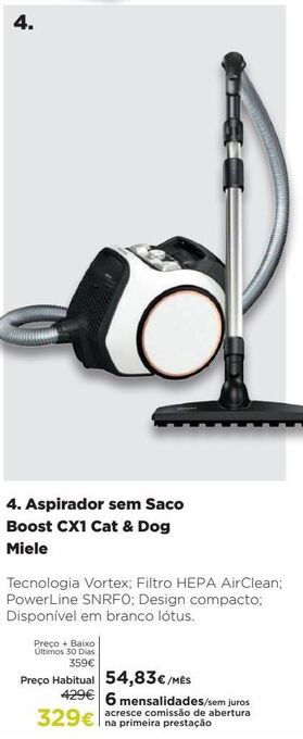 El Corte Inglés Aspirador sem saco promoção
