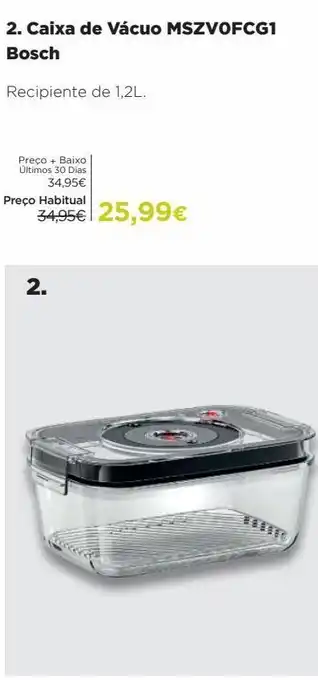 El Corte Inglés Caixas bosch promoção