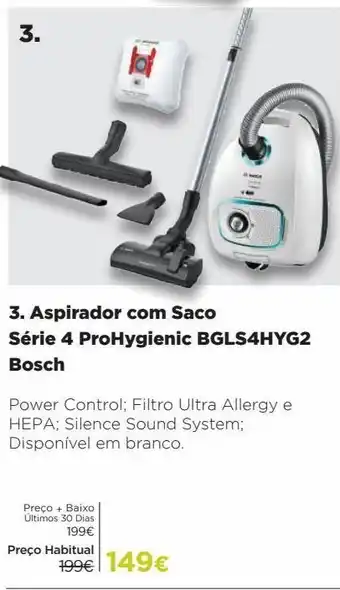 El Corte Inglés Aspirador com saco bosch promoção