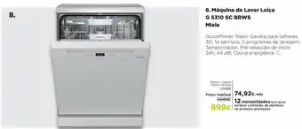El Corte Inglés Lava louças miele promoção