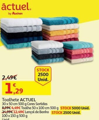 Toalha 100%alg actuel