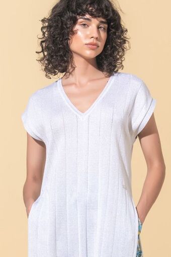 Ana Sousa Vestido malha com racha lateral promoção