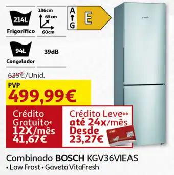 Combinado BOSH KGV36VIEAS