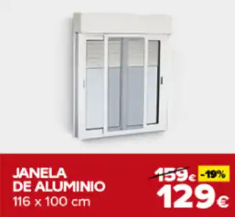 Brico Depôt Janela de Aluminio 116x100cm promoção
