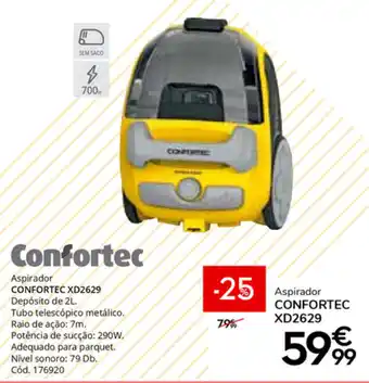 Conforama Aspirador Confortec XD2629 promoção