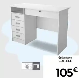 Conforama Escritório COLLEGE promoção