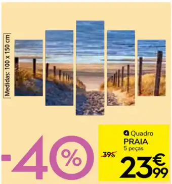 Conforama Quadro PRAIA promoção