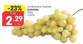 Minipreço Uva Branca s/ Grainha Embalada 500g promoção