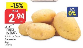 Batata p/ Cozer Embalada 3Kg