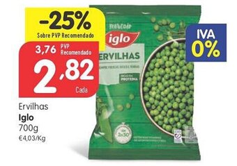 Minipreço Ervilhas Iglo 700g promoção