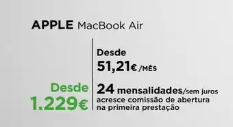 El Corte Inglés Macbook air apple promoção