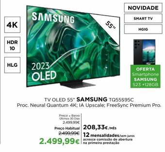 El Corte Inglés Tv 55'' led samsung promoção