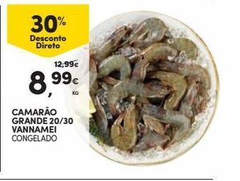 Continente Bom dia Camarão congelado promoção
