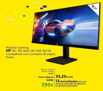 El Corte Inglés Monitor hp promoção