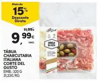 Continente Bom dia Presunto corte del gusto promoção